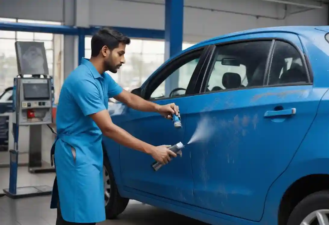 My FNG - Front Bumper Paint Denting and Painting Service for the Front Bumper to Restore Its Appearance.