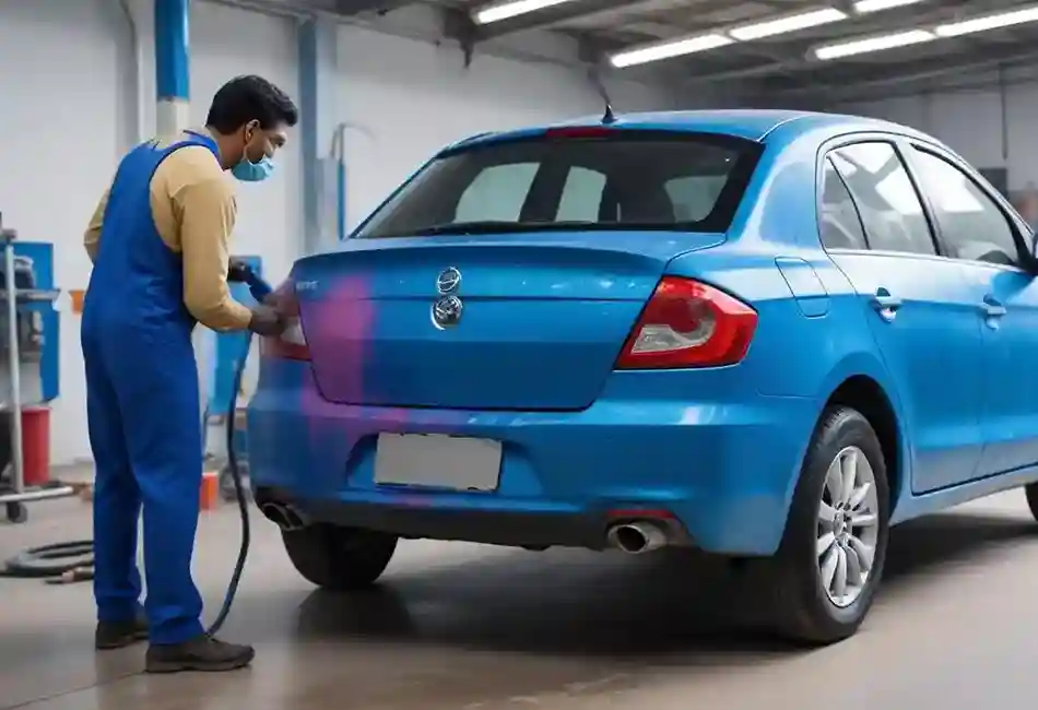 My FNG - Rear Bumper Paint Denting and Painting Service for the Rear Bumper.