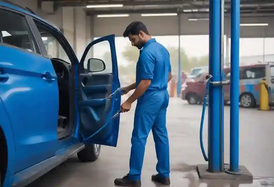 My FNG - Right Front Door Paint Denting and Painting Service for the Right-hand Side Front Door.