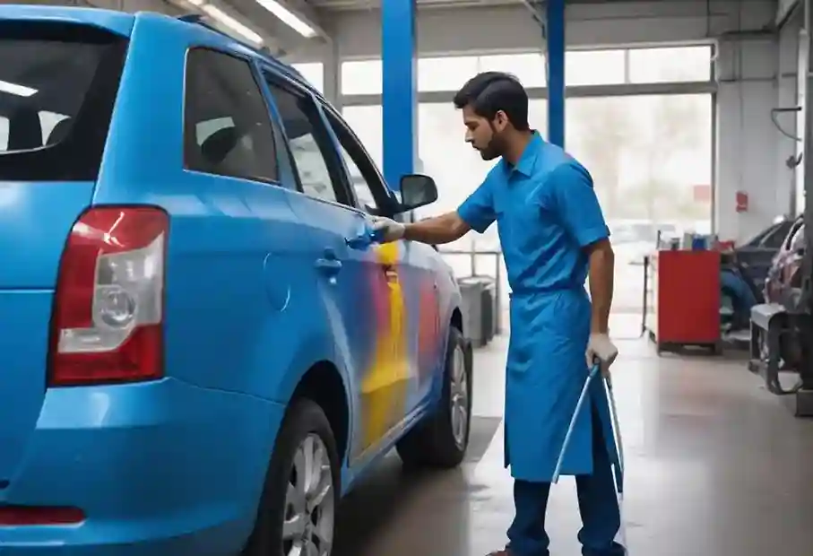 My FNG - Right Rear Door Paint Denting and Painting Service for the Right-hand Side Rear Door.