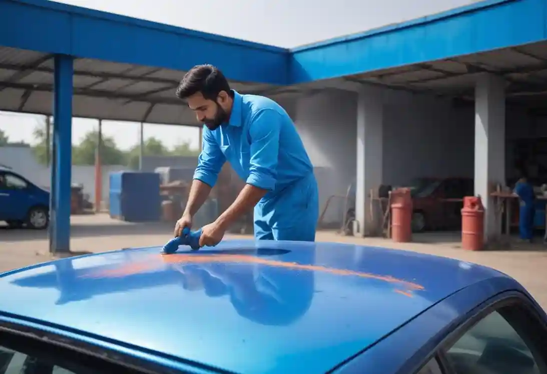 My FNG - Roof Top Paint Denting and Painting Service for the Vehicles Roof Top.